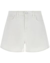 L'Agence - Lissania Flared Shorts - Lyst