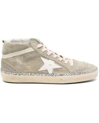 Golden Goose - Mid Star Suede Upper Leather Star - Lyst
