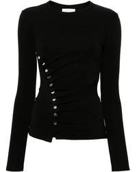 Rabanne - Drapé Jersey Top - Lyst