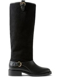 Claudie Pierlot - Buckle-Detail Knee-High Boots - Lyst