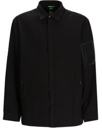 BOSS - ポケットディテール シャツジャケット - Lyst