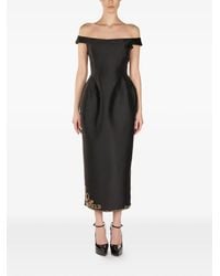 ARAFTU - Off-Shoulder Embellished Midi Dress - Lyst