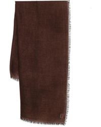 Faliero Sarti - Sciarpa Chal Veria Con Frange - Lyst