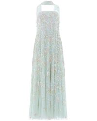 Needle & Thread - Forget-Me-Not Strapless Maxi Dress - Lyst
