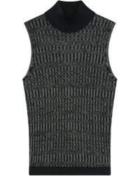 RETORI - Micro-Check Sleeveless Vest - Lyst