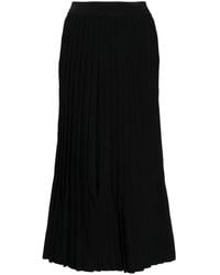Balenciaga - Logo-jacquard Pleated Skirt - Lyst