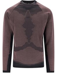 Oakley - Jacquard Knit Crewneck Sweater - Lyst