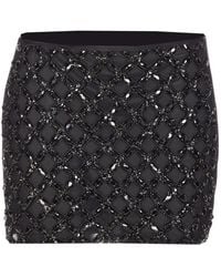 Liu Jo - Embroidery Mini Skirt - Lyst