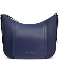 Piquadro - Leather-Panelled Shoulder Bag - Lyst