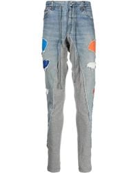 Greg Lauren - Pantalon De Jogging En Jean À Design Patchwork - Lyst