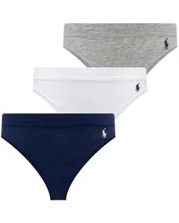 Polo Ralph Lauren - Logo-Embroidered Thongs - Lyst