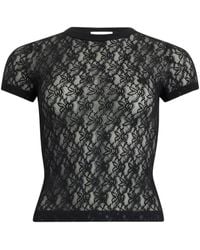 Patou - Lace T-Shirt - Lyst