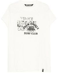 Palm Angels - Graphic-Print Sleeveless T-Shirt - Lyst