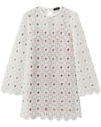 Twinset - Crochet-Knit Mini Dress - Lyst