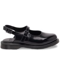 Dr. Martens - Leather Flat Shoes - Lyst