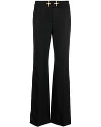 Moschino - Tap-detail Wool Trousers - Lyst