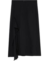 Y's Yohji Yamamoto - Gonna Midi A Vita Alta - Lyst