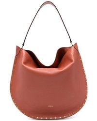 Isabel Marant - Oskan Hobo Grained-Leather Shoulder Bag - Lyst