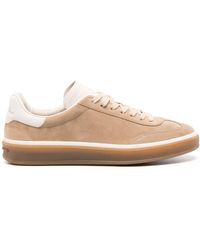 Loro Piana - Tennis Lace-up Suede Sneakers - Lyst