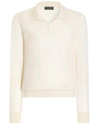 Dolce & Gabbana - Knit Polo Shirt - Lyst