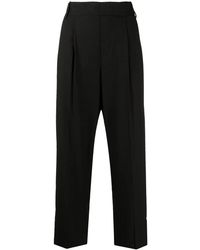 Vince - Drapey Cropped-Leg Trousers - Lyst