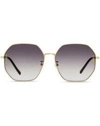 MCM - 165Slb Square-Frame Visetos-Print Sunglasses - Lyst