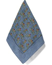 Polo Ralph Lauren - Equestrian-Print Linen Bandana - Lyst