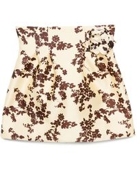 Elisabetta Franchi - Floral-Print Skirt - Lyst