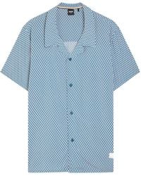 BOSS - Chemise Droite À Imprimé All-Over - Lyst
