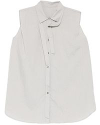 JNBY - Striped Sleeveless Shirt - Lyst