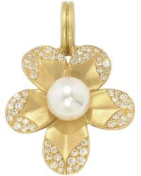 Irene Neuwirth - 18K Diamond Pearl Pendant - Lyst
