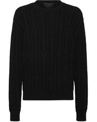 Philipp Plein - Logo-Embroidered Jumper - Lyst
