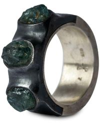Parts Of 4 - Sistema Ring aus Sterlingsilber mit Grandidierit - Lyst