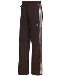 adidas - Knitted Crochet Firebird Track Pants - Lyst