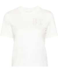 Palm Angels - Logo Cotton T-Shirt - Lyst
