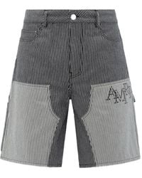 Amiri - Striped Carpenter Shorts - Lyst
