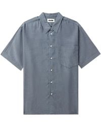 Magliano - Logo-Print Lyocell Shirt - Lyst