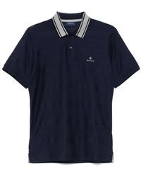 GANT - Embroidered-Logo Polo Shirt - Lyst