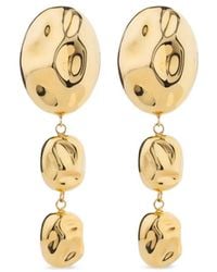 FEDERICA TOSI - Hammered-Effect Drop Earrings - Lyst