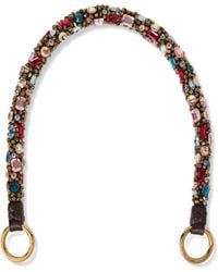 Etro - Bag Handle With Rhinestones - Lyst
