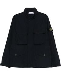 Stone Island - Micro Twill Short Parka - Lyst