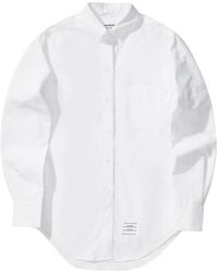 Thom Browne - Long-Sleeve Button-Fastening Shirt - Lyst