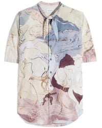 Lemaire - Short-Sleeve Shirt With Foulard - Lyst