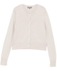 N.Peal Cashmere - Chunky Cropped Cardigan - Lyst