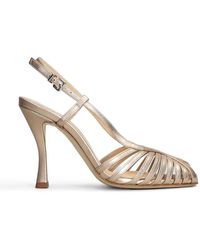Chantal - Strappy Cage-Detail Pumps - Lyst