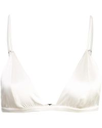 Fleur du Mal - Luxe Triangle Bra - Lyst