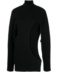 The Row - Cut-out Detail Cashmere Jumper - Lyst