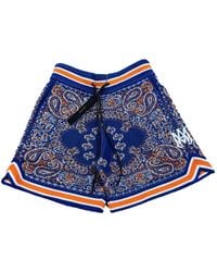 Amiri - Paisley-Print Shorts - Lyst