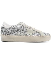 Golden Goose - Hi-Star Glitter Sneakers - Lyst