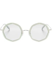 Megane and Me - Edie Geometric-Frame Sunglasses - Lyst
